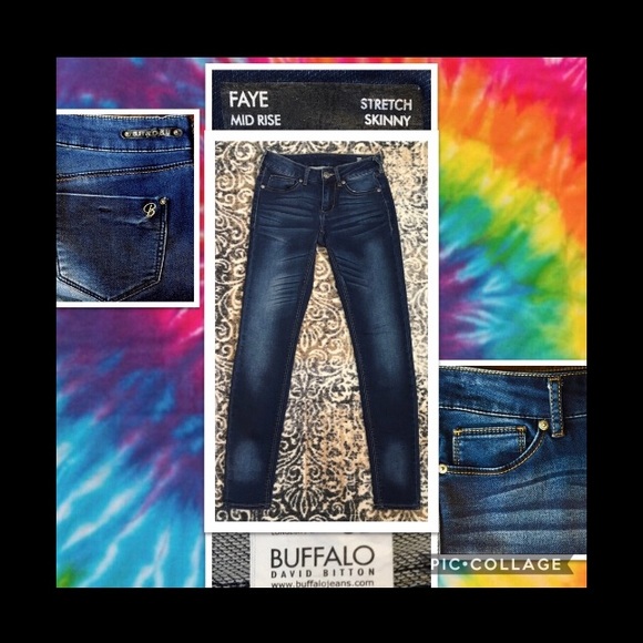 BUFFALO BY DAVID BITTON NWOT FAYE SKINNY JEANS SIZE 24”Wx31”l - Picture 12 of 12